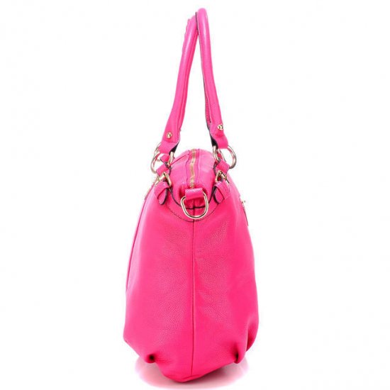 Coach Kelsey Smooth Medium Pink Satchels BDR